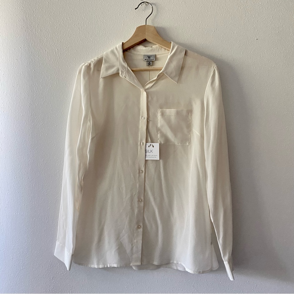 Nwt silk top
